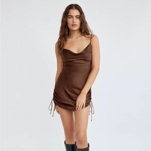 Wilfred Only Ruched Slip Dress